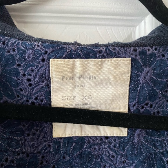 Free People Lace Cut Out Jacket - Picture 2 of 4